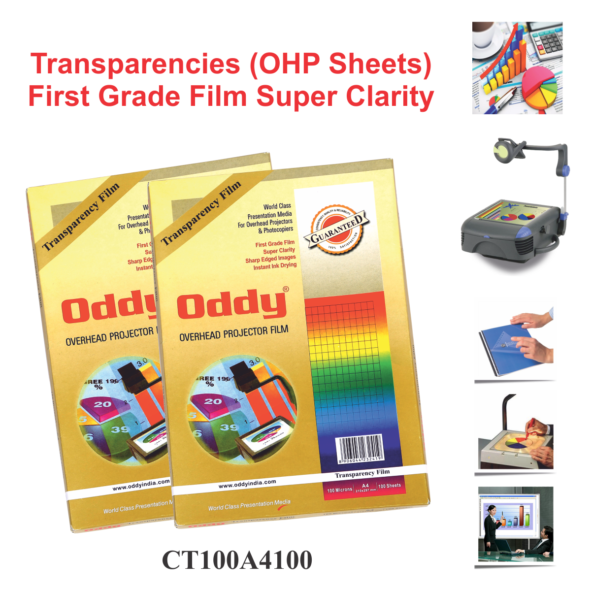 Clear polyester films by Oddy