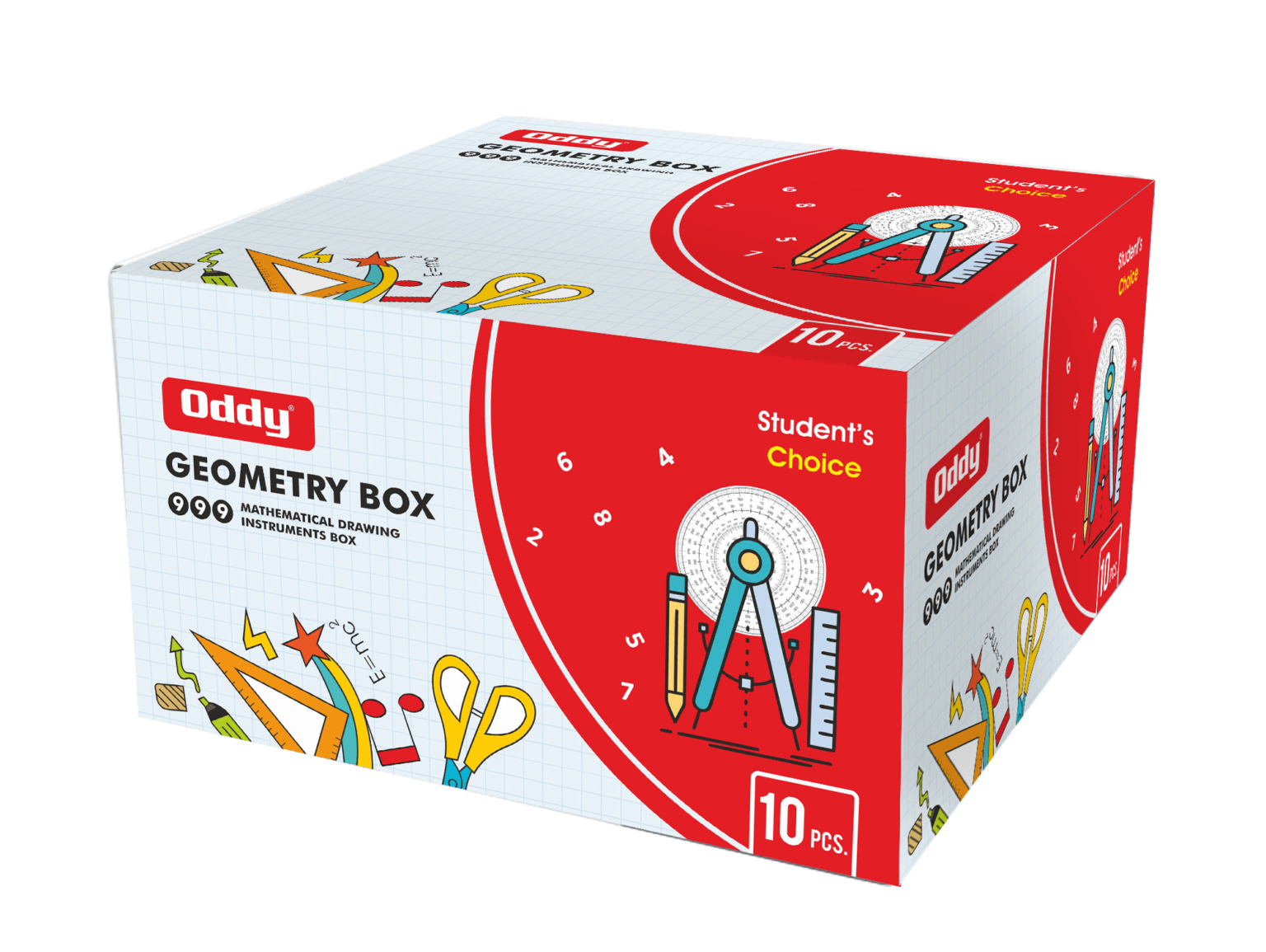 Red Box Geometry Geometry Box – Oddy India